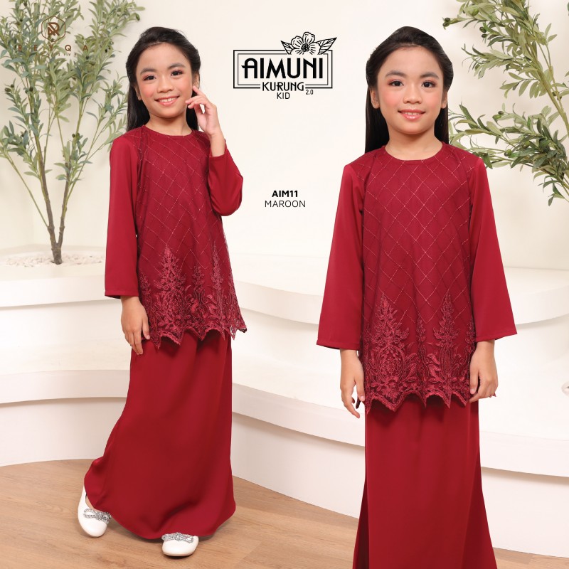 Aimuni 2.0/11 Maroon Kids